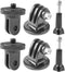 ChromLives Tripod Adapter Mount, Adapter Screw 1/4"-20 Camera Mount 1 4 Compatible with Gopro Hero 11 10 9 8 7 5 6 4 3 with Thumb Screw for Mounti...