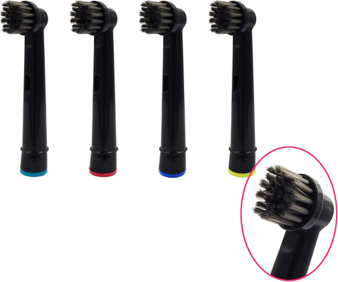 16 Pack Replacement Bamboo Charcoal Brush Heads Compatible with Oral-B 7000/Pro 1000/9600/ 500/3000/8000, fit for Oral-B Charcoal Electric Toothbr...