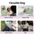 Makeup Bag for Purse Zipper Cosmetic Bag for Women Pouch Travel Eco Vegan Leather Make Up Organizer for Toiletry Bag Water Resistant Gift Idea, Gr...