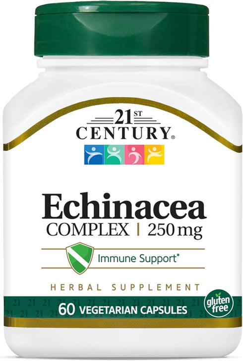 21st Century Echinacea Extract Veg Capsules, 60 Count...