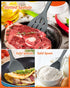 Pack of 3 Silicone Spatula, Non Stick Cooking Utensil Set, Wooden Handle Kitchen Turner for Baking Mixing Grilling Serving Food Heat Resistant, Gr...