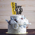 Funny So Happy I'm 50 Today Cake Topper - Glitter Fabulous Fifty Years Birthday Cake Décor - Cheers To Dirty 50th Birthday Party Decoration...