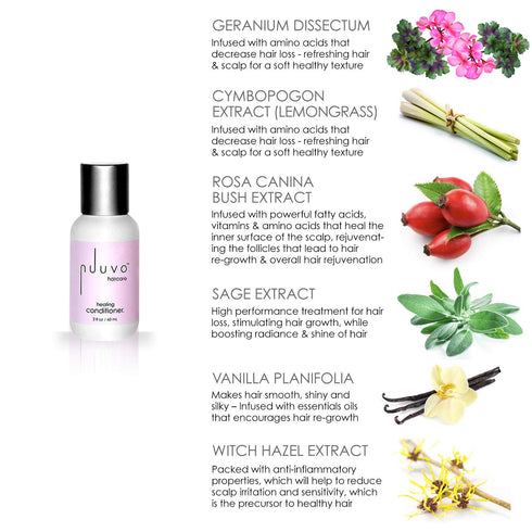Haircare Healing Conditioner - 2 oz, Deluxe Daily Conditioner that Rebuilds Hair, Formulated from Restorative Plant Extracts & Keratin, Salon-Qual...