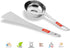 Sumeet Stainless Steel Perfect Dosa making Spoon/Ladle set of 2 Pcs (1 Turner, 1 Short Pour Ladle with Flat Base)...