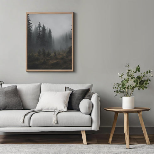 Posterizer 1 pcs- trees and jungle-nature scene style 13-Landscape & Nature Art-Floral Botanical Art- Decor for Home & Office- unframed wall art...