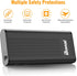 BONAI 10000mAh Portable Charger for Heated Vest, 5V 2.1A Battery Pack for Heated Jacket with Dual USB Output & LED Flashlight for iPhone iPad iPod...