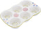 Pfaltzgraff Pink/Green Ceramic Muffin Tray, 12-Inch...