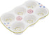 Pfaltzgraff Pink/Green Ceramic Muffin Tray, 12-Inch...