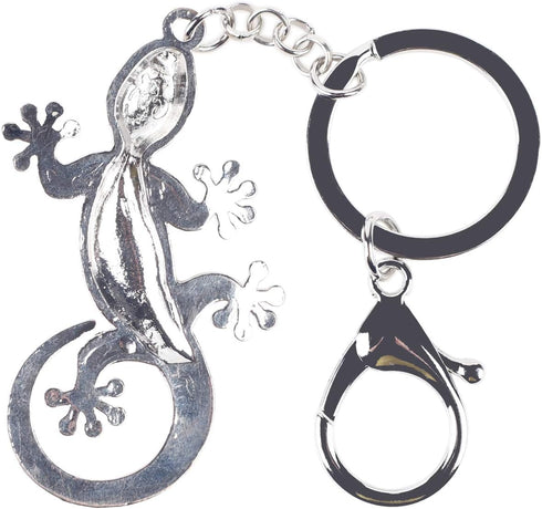 Alloy Gecko Lizard Keychain Fashion Jewelry For Women Girls Car Wallet Bag Charms...