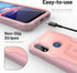 ExoGuard for Moto E Case, Rubber Shockproof Full-Body Cover Case Built-in Screen Protector and Kickstand Compatible with Moto E Phone 2020 (Pink)...