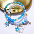 Kawaii Bracelets Crystal Beads Bracelet Set Cute Cartoon Elastic Beaded Pearl Bracelets Jewelry for Women Bff Friendship Gift...