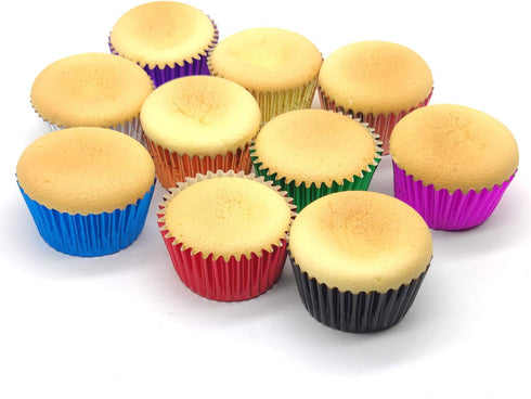 Standard Gold Foil Cupcake Liners Muffin Baking Cups for Party and More, 100-Count...