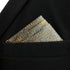 SHLAX&WING Silk Pocket Square for Men Bronze 12.6 inches Large Wedding Party...