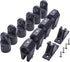 Boat Bimini Top 7/8 Inch Hardware,Marine 3 Bow Bimini Top Nylon Fittings,Awning Hardware 12 Set Accessories,Include 4 Pcs Boat Jaw Slide,6 Pcs Eye...