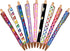 9PCS Sparkle Glitter Heart Pens Metal Daisy Flower Pen Weeding Pen Retractable Ballpoint Pens Lip Print Pen Gift Pen For Women Girls Ladies School...