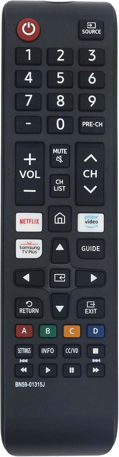 BN59-01315J BN59-01315A Replace Remote Control Compatible with Samsung Smart TV UN43TU7000 UN43TU7050 UN50TU7000 UN55TU7000 UN58TU7000 UN58TU7050 ...