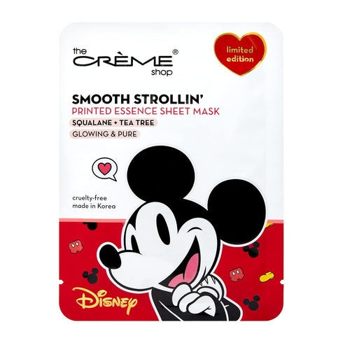 The Crème Shop | Mickey’s Smooth Strollin’ Printed Essence Sheet Mask (3 Pack)...