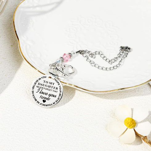 Daughter Gifts, Daughter Birthday Gifts, Gifts for Daughter, Daughter Gifts from Mom Dad, Car Hanging Accessories Interior Decors - to Daughter...