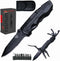 14 in 1 Multitool Pocket Knife Set for Men, Tactical Multi Tool Plier with Nylon Sheath for Outdoor, Camping, Survival, Dad, Boyfriend, Husband Gi...