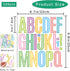 528pcs Letter Stickers 24 Sheets 3 Inch Number Alphabet Stickers Multiple Self Adhesive Waterproof for Bulletin Board Letters Kit Mailbox Numbers ...