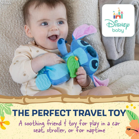 Kids Preferred Disney Baby's Lilo and Stitch - Stitch Plush and Sensory Crinkle Teether Toys for Newborn Baby Boys and Girls 10 inches...