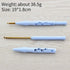 Punch Needle Adjustable Embroidery Punch Needle Pen Tool for Stitching Applique Embellishment...