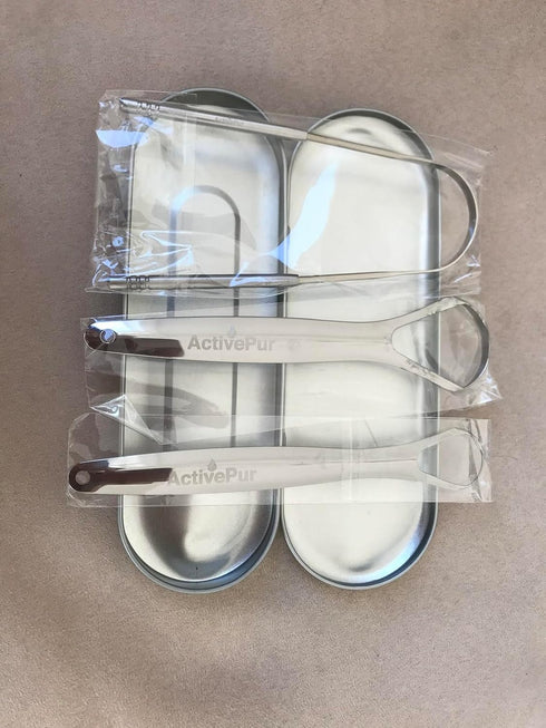 Tongue Scraper Cleaner (3 Pcs) Best Stainless Steel Tongue Cleaner Seller, Use mouth wash, toothpaste for Bad Breath, Improve good Oral Hygiene, H...