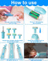 OTTOLIVES Baby Healthcare and Grooming Kit, 24 in 1 Baby Electric Nail Trimmer Set Newborn Nursery Health Care Set for Newborn Infant Toddlers Bab...