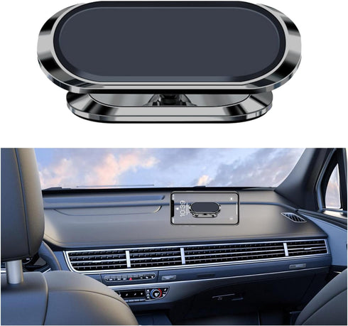 Car Magnetic Phone Holder, 360° Adjustable Hands-Free Cradle in Vehicle, Cell Phone Holder Mount for Car Windshield Dashboard Air Vent, Compatible...