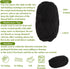 Black Cotton Yarn - Black Yarn for Crocheting-Soft Knitting Yarn for Crafts&Crocheting DIY 2 Pack of 100g/3.5oz Soft Cotton Yarn for Handicraft Kn...