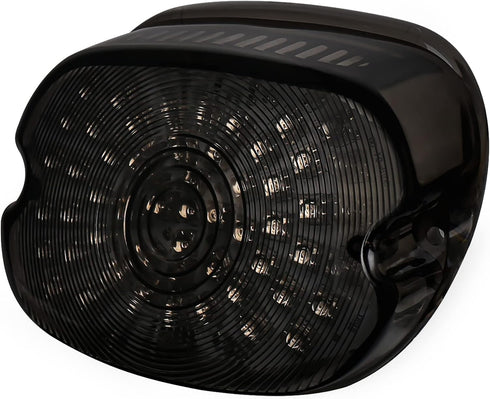 Led Tail Light LED Brake Turn Signal Rear Light Low Profile Smoked Taillights Compatible with Harley Davidson Dyna Sportster 883 1200 Road King...