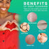 UJFQBH 3 Pieces African Net Sponge Long Bath Sponge Exfoliating Shower Body Scrubber for Daily Use, Terrific for Smoother Skin - Back Scrubber for...