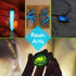 Glow In The Dark Pigment Powder - Epoxy Resin Color Pigment Dyes for DIY Slime Coloring Kit - Luminous Skin Safe Long Lasting Self Glowing for Acr...