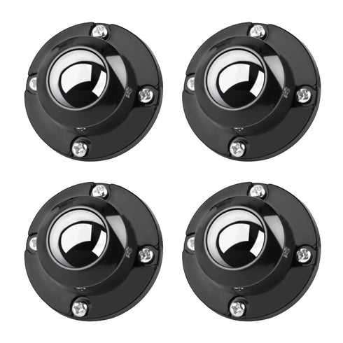 Secbolt Updated Self Adhesive Caster Wheels 4 Pack, 201 Stainless Steel Stick On Wheels...
