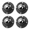 Secbolt Updated Self Adhesive Caster Wheels 4 Pack, 201 Stainless Steel Stick On Wheels...
