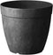 Dolce Round Planter, Black, 6"...