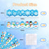 Winter Bulletin Board 78.7FT Cutout Classroom Decor Snowflake Bulletin Border Christmas Holiday Snowman Trim Border Self-Adhesive Label Sticker fo...