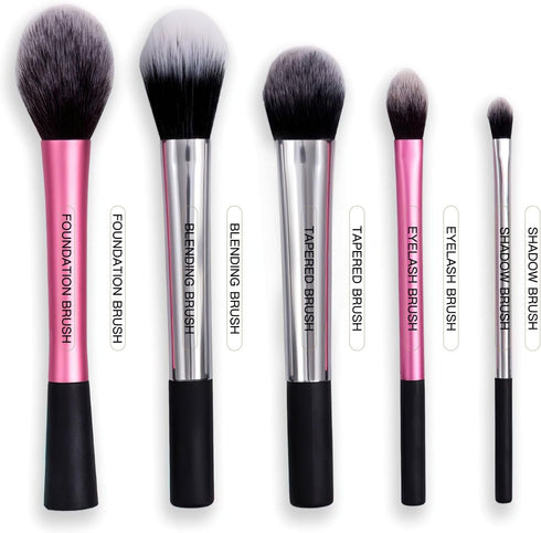 210 PCS Makeup Brush Label Stickers,Waterproof Brush Name Labels,Self-adhesive Foundation Brushes Labels for Beauty Salon and Personal Use(Clear,1...