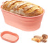 Silicone Bread Proofing Basket - 10 inch Oval Sourdough Bread Baking Basket with Capacity Scale, Collapsible Bread Bowls Silicone Proofing Baskets...