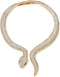 Women's Crystal Gold Snake Choker Collar Necklace Hip Hop Statement Cuff Rhinestone Costume Party Jewelry...