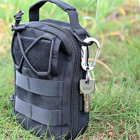 Titanium Carabiner Clip,Multifunctional Keychain with keyring,Backpack Accessory,Cool Gadget for Daily Use....