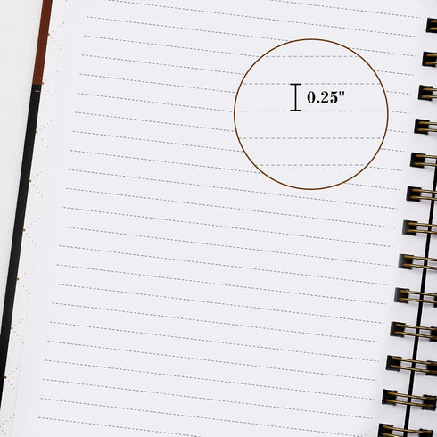 Lemome Spiral Notebook - Notebook Journal for Writing, 6.2'' x 8.4'' College Ruled Notebook with 136 pages / 68 Sheets, Perfect Notebooks for Work...