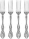 Oneida Michelangelo Fine Flatware Dinner Fork, Set of 4 , 18/10 Stainless Steel, Silverware Set, Dishwasher Safe...