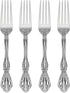 Oneida Michelangelo Fine Flatware Dinner Fork, Set of 4 , 18/10 Stainless Steel, Silverware Set, Dishwasher Safe...