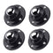 PlusRoc 4 Pack 1 Inch Self Adhesive Paste Caster Wheels for Furniture Bucket, Load Capacity 28LBS Per Wheel, Low Profile Swivel Wheels for Small A...