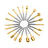 20pcs Rotary Bits Burr Set with 1/8 inch Shank for DIY Woodworking, Carving, Engraving, Drilling....