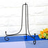 Black Iron Plate Stand,12 Inches Iron Foldable Plate Stand Picture Stand Photo Stand for Display, Plate Stand for Decorative Plates, Picture Frame...
