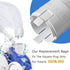 Pool Cleaner Bag for Polaris 360 Bag Replacement - Pool Cleaner Parts All Purpose Zippered Bags for Polaris 360, 380 Bags / 2 Pack...