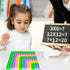 12X12 Multiplication Chart and Math 1-12 Addition Table Toys, Stress Relief Fidget Bubble Game Learning Toys, Making Learning More Fun and Easy to...