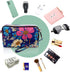 CONISY Large Capacity Wristlet Wallets for Women, Printed Nylon Crossbody Clutch Purse, 3 Zipper Cell Phone Wallet for Ladies...